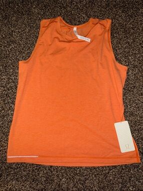 Men’s lululemon athletica Orange Sleeveless Tank Top